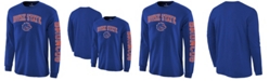 Fanatics Men's Royal Boise State Broncos Distressed Arch Over Logo Long Sleeve Hit T-shirt